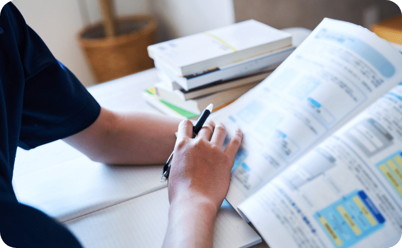 写真 自己啓発活動でスキルを身につけられる