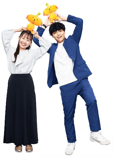 社員の写真 動いた状態