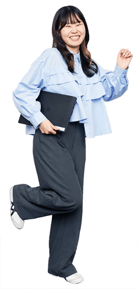 社員の写真 動いた状態