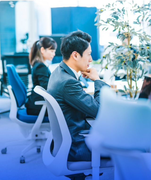 仕事と人 背景画像